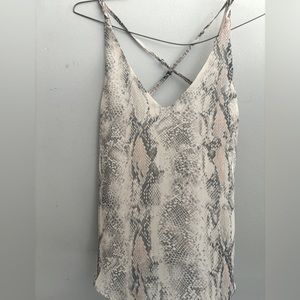 Snakeskin Cami Top